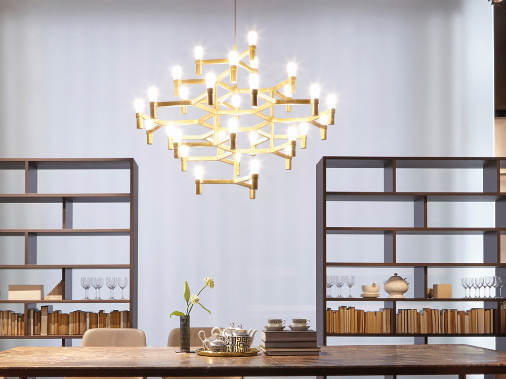 Chaplins Nemo Lighting Crown Major Pendant Light Gold Ny Borjan